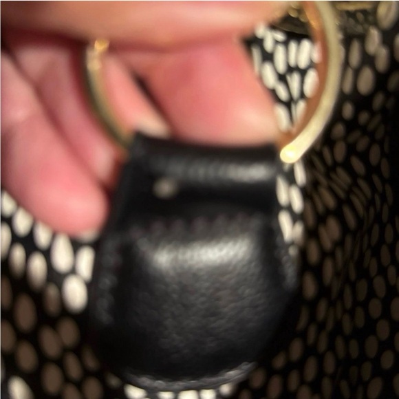 Betsey Johnson polka dot bow yellow tote purse - Picture 11 of 11